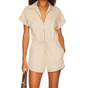 Pistola Meg Short Sleeve Zip Romper